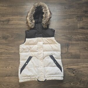 Women's Eddie Bauer Down Vest Size Medium